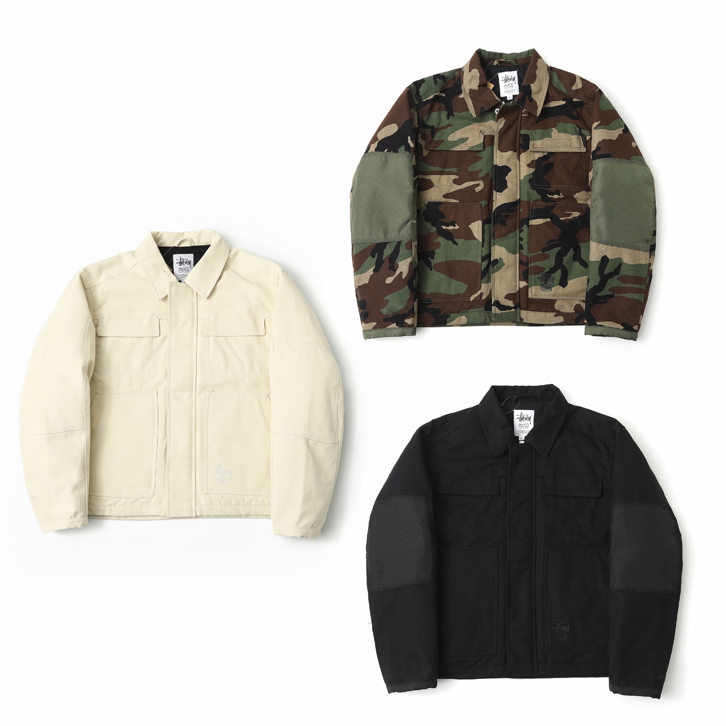 [Stussy] 스투시 유틸리티 워크 자켓