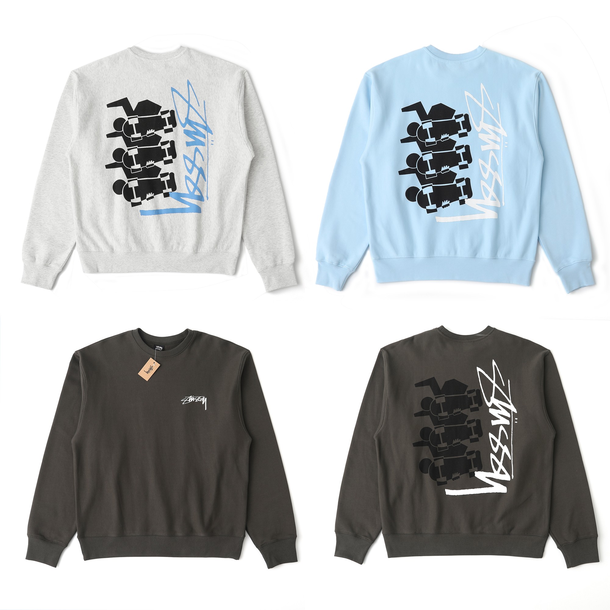 [Stussy] 스투시 스케이트 스택 크루