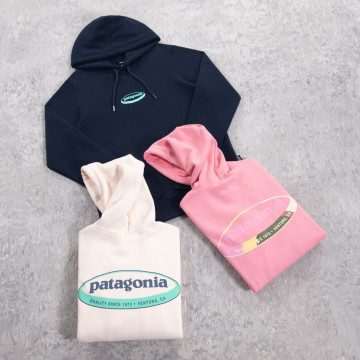 [PATAGONIA] 파타고니아 95 오발 로고 업라이절 후디