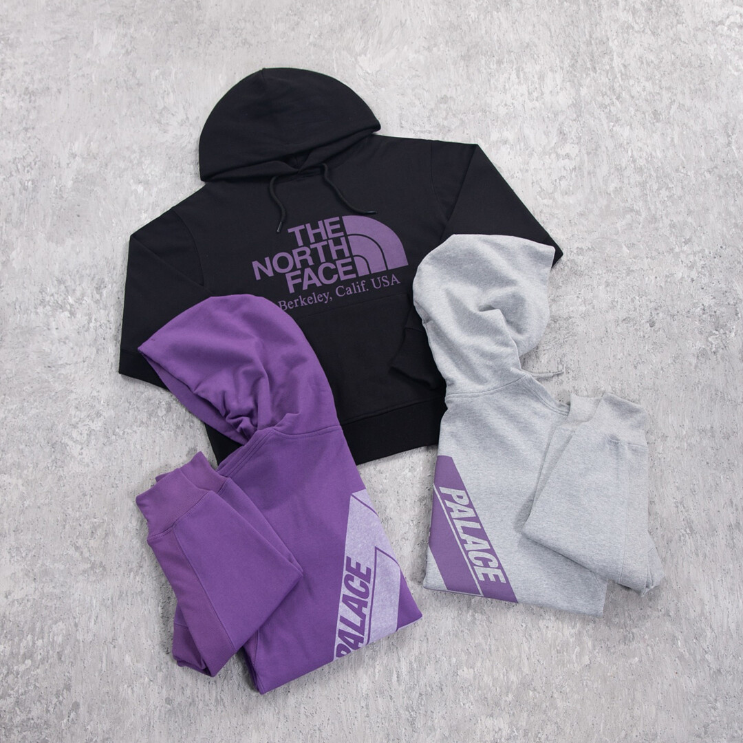 [Palace x The North Face] 팔라스 x 노스페이스 퍼플라벨 필드 그래픽 후드