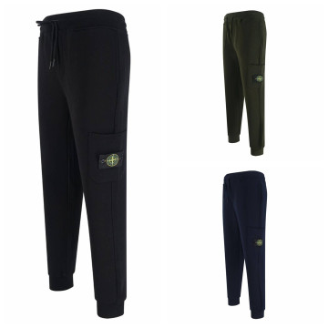 [STONE ISLAND] 스톤아일랜드 와펜 패치 포켓 조거 팬츠