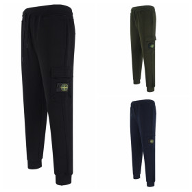 [STONE ISLAND] 스톤아일랜드 와펜 플랩 포켓 조거 팬츠