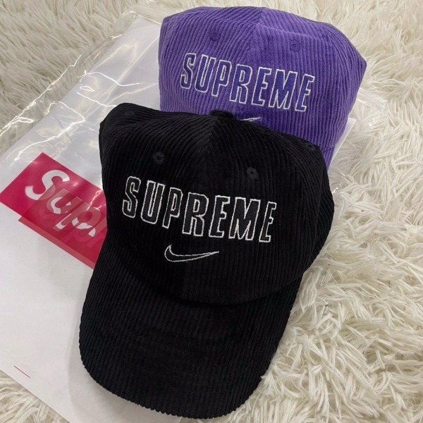 [Supreme X Nike] 슈프림 X 나이키 아크 코듀로이 6-패널 캡 -2Color