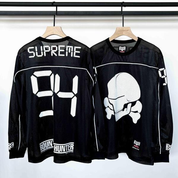 [Supreme] 슈프림 x 바운티 헌터 메쉬 모토 저지